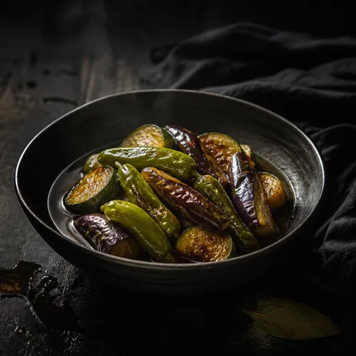 여름 야채 야키비타시