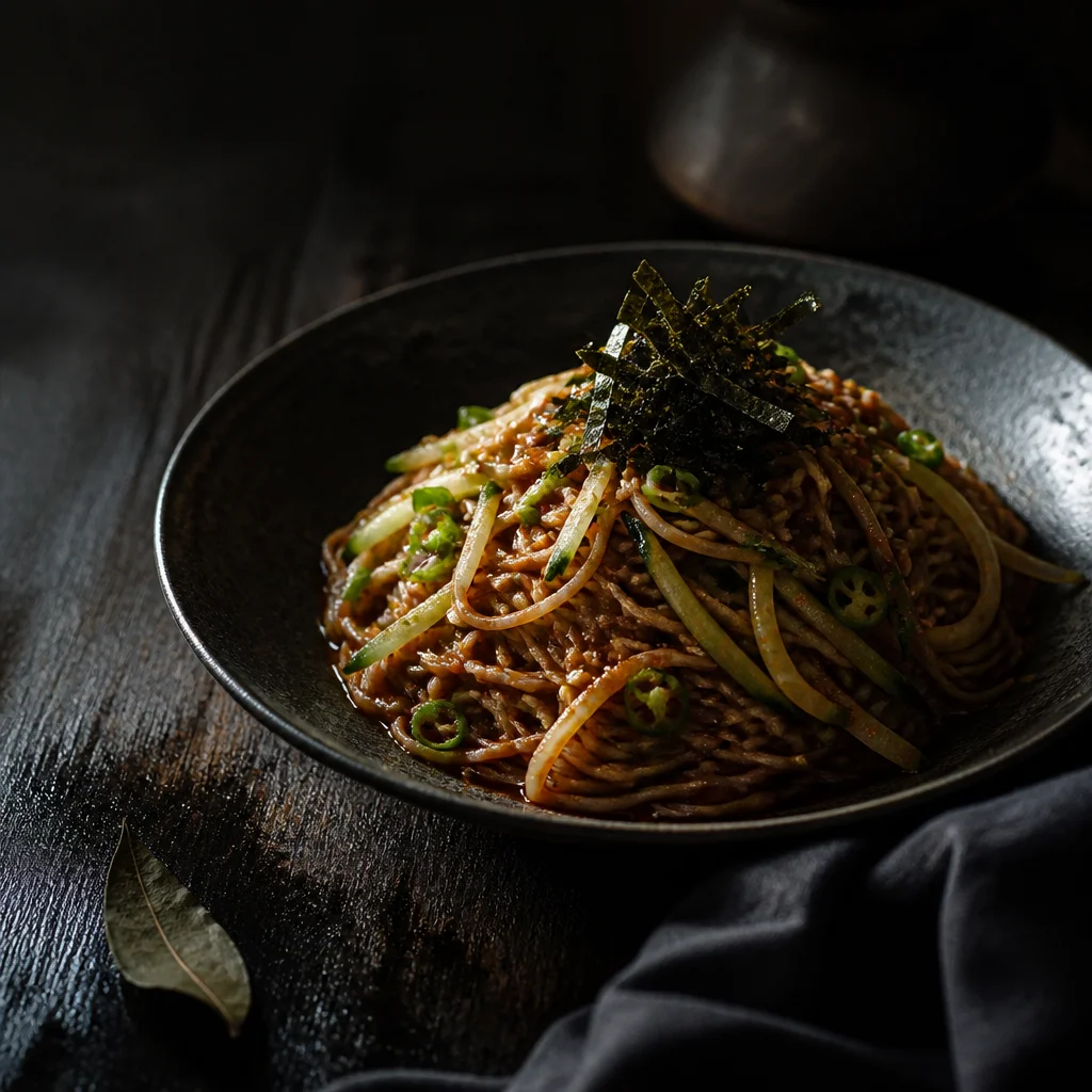 うま味爆発!そばビビン冷麺