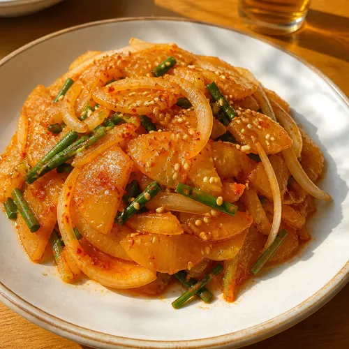 아삭하고 시원한 노각무침