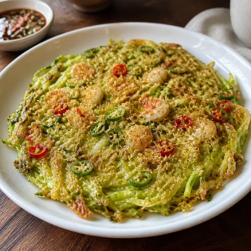 韓国かぼちゃのエビせんべいチヂミ