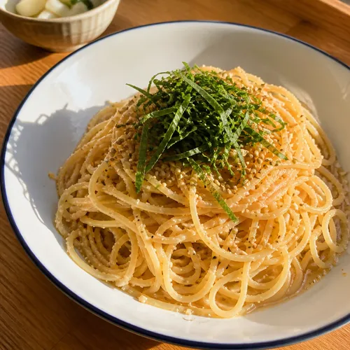 明太子えごま油パスタ コールドパスタ