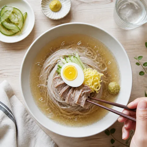 アハブジャン式 正統派水冷麺＆5分で超簡単水冷麺
