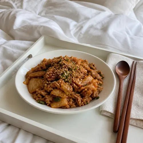 超簡単！ご飯泥棒おかず 熟成キムチツナ炒め