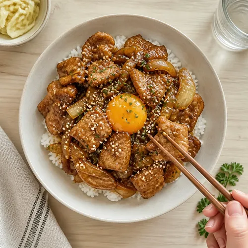 サムギョプサル豚丼(ブタドン)