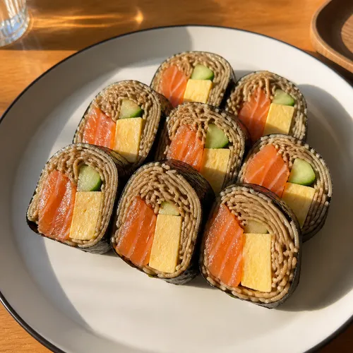 메밀 연어김밥