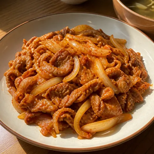 一生使える5分でできるチェユポックム(豚肉炒め)