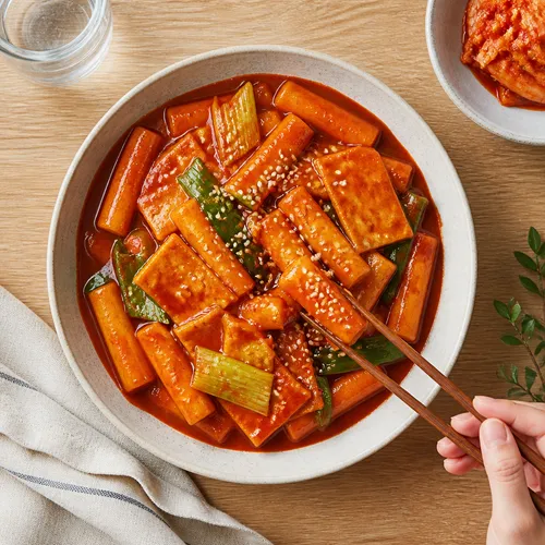꾸덕한 쌀떡 떡볶이