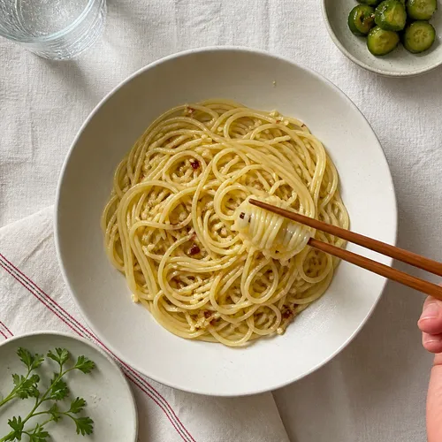 電子レンジで作るアーリオ・オーリオ