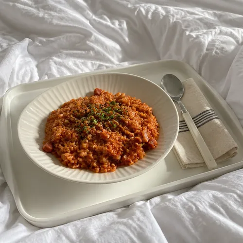 サムジャンとマヨネーズで旨味を引き出したキムチ炒めご飯