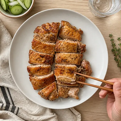 一生使えるカリッとジューシー鶏もも肉ステーキ