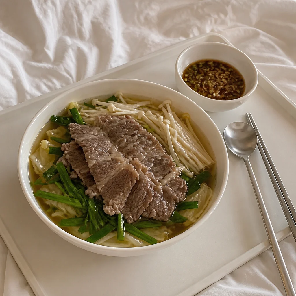 アロンサテ(牛すね肉)の寄せ鍋