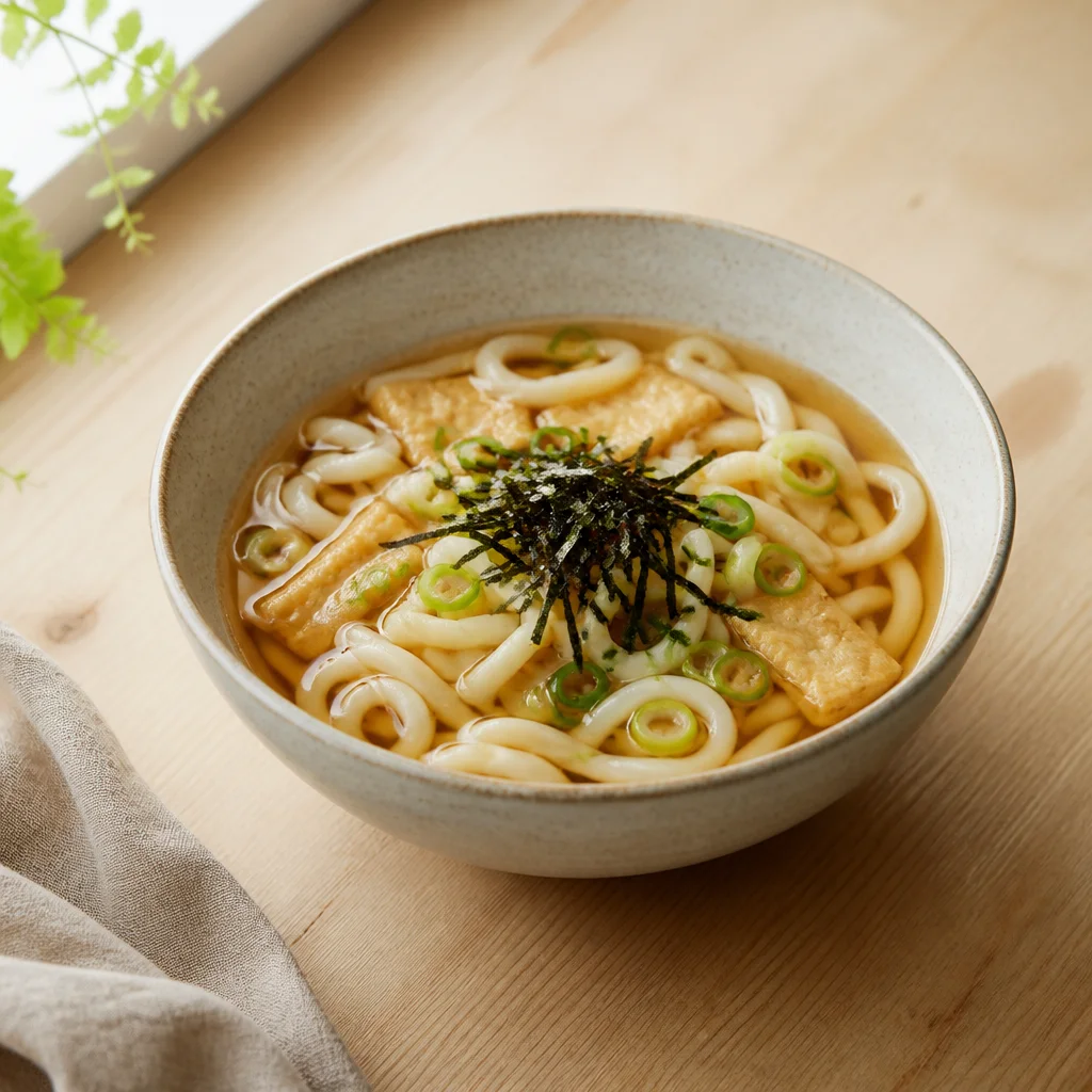 3分で完成!超簡単サービスエリア風うどん
