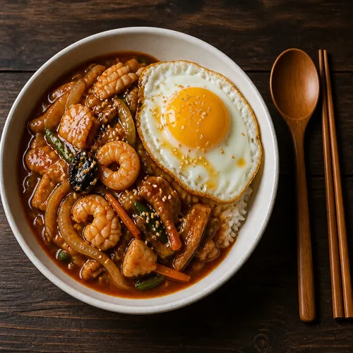 짬뽕 밀키트로 만드는 중화비빔밥과 볶음짬뽕