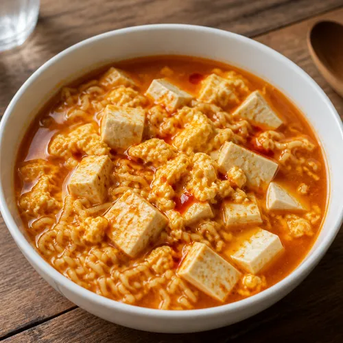 チェ・ガンロクのオジンオチャンポン豆腐スープ