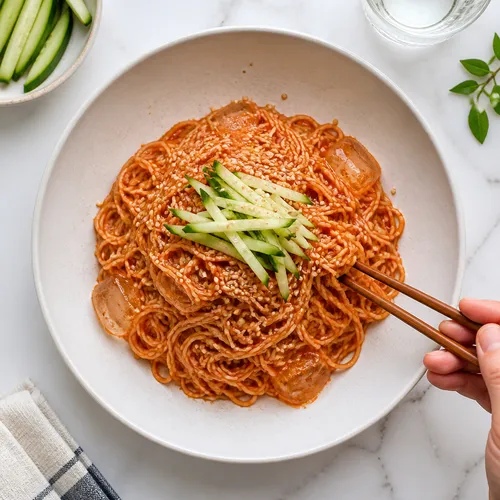 イ・ヨンボクシェフの中華風ビビン麺
