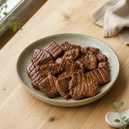 家で作る簡単味付け豚肩ロースカルビ