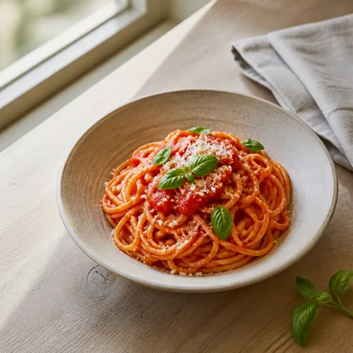 基本のトマトソースパスタ