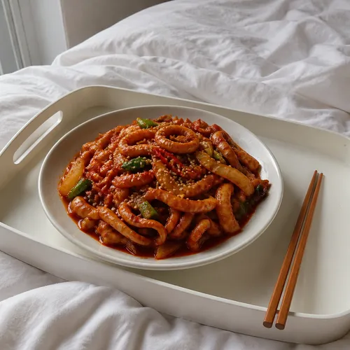 식당 뺨치는 꾸덕한 오징어볶음
