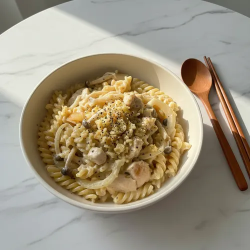 太らない豆乳クリームパスタ