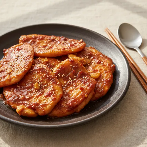鶏肉のカルビ風焼き