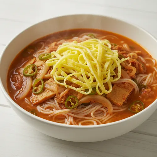 김치어묵국수