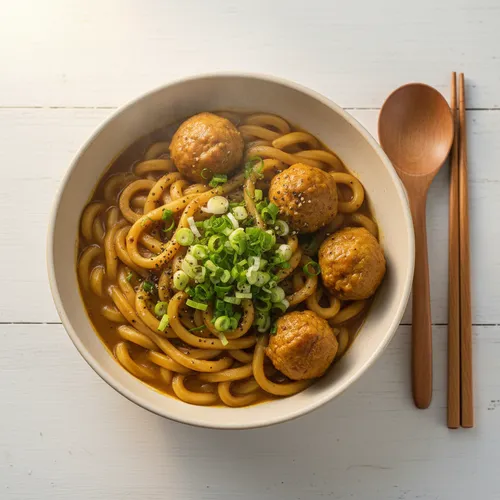 5分で完成！超簡単ミールプレップカレーうどん