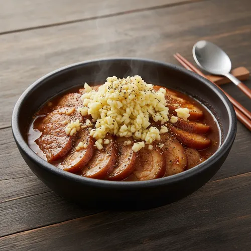 마늘폭탄 목살찜