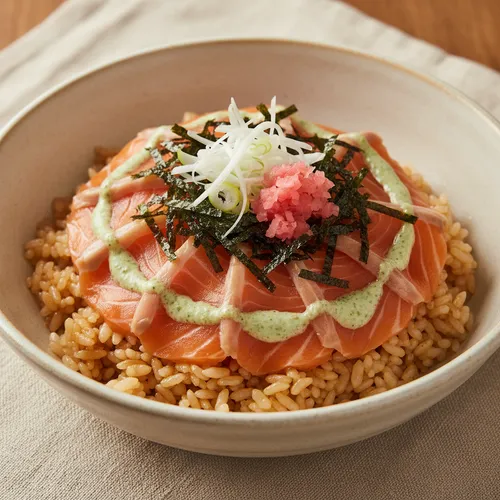 サーモン丼