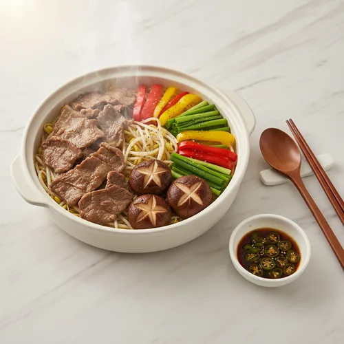 차돌박이숙주찜