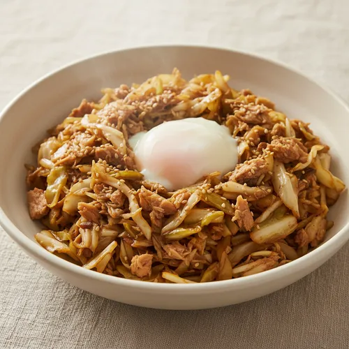 キャベツツナ丼