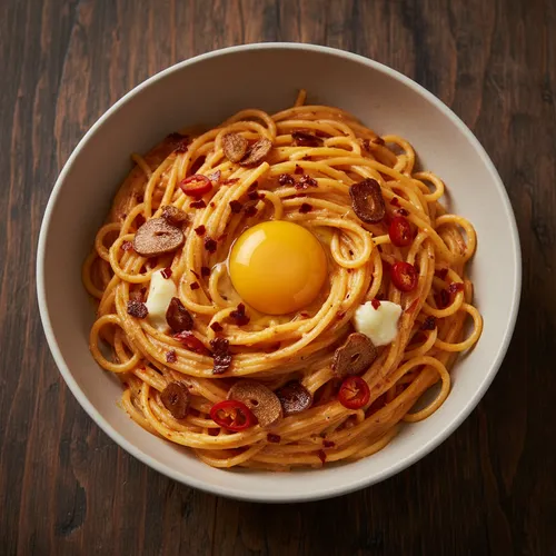 明太子クリームパスタ