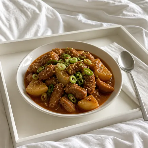 コチュジャン豚肩ロースの煮込み