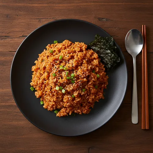 イカの細切り炒めご飯