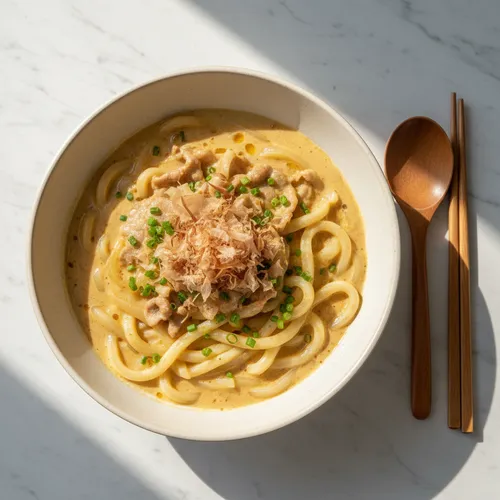 牛乳で作る超簡単クリームカレーうどん