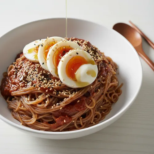 キムプンの暗黒ビビン麺風パスタ