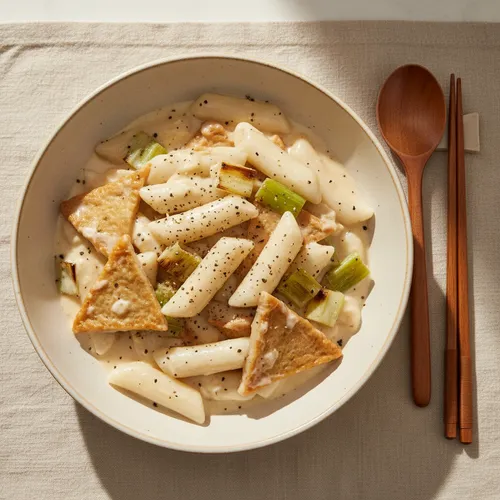크림떡볶이
