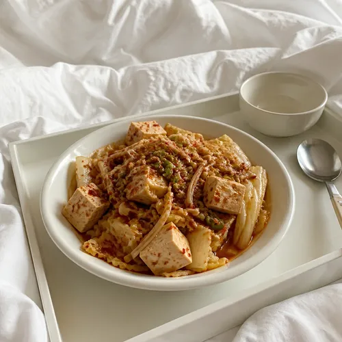 매콤 두부 양배추 찜