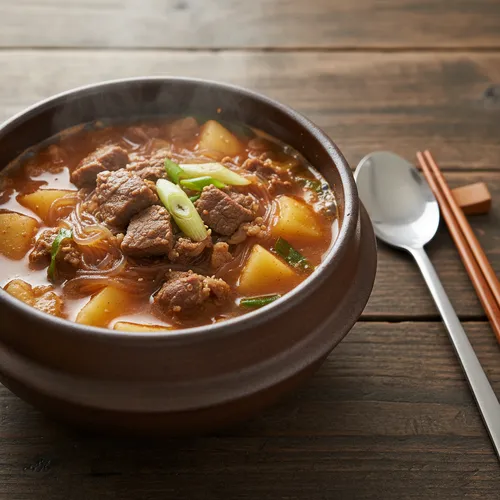 牛肉とじゃがいものスープ