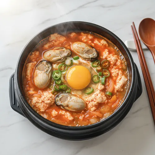 굴 순두부찌개