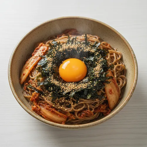 香ばしさ爆発！熟成キムチのビビン冷麺