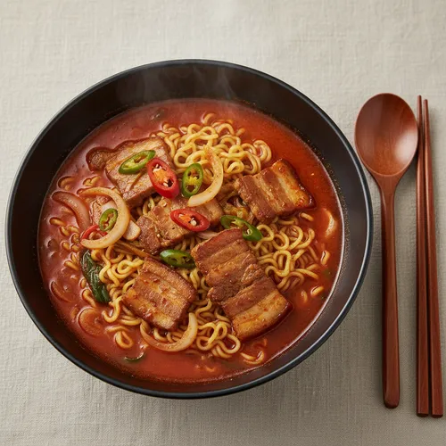 アメリカのフードトラック風 カルビチャンポンラーメン
