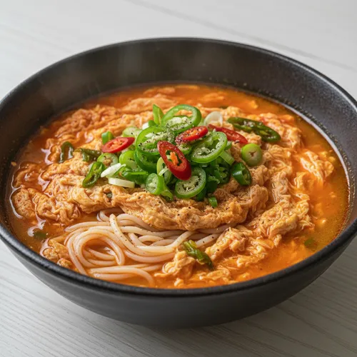 ウルクンケラングクス（辛い卵麺）
