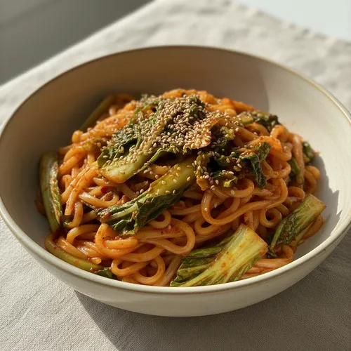 春白菜のビビン冷麺