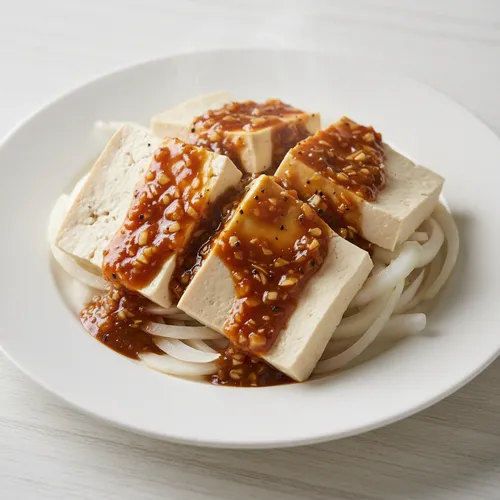 イ・ヨンボクの玉ねぎ豆腐冷菜