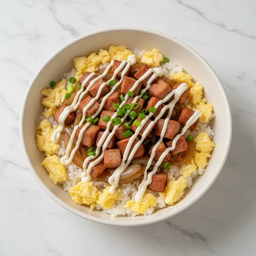 スパムマヨ丼