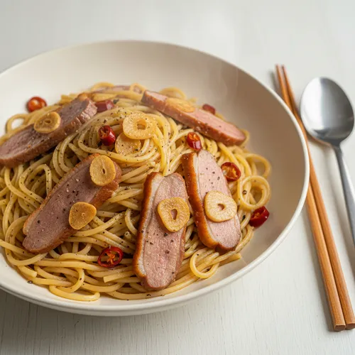スモークダックパスタ