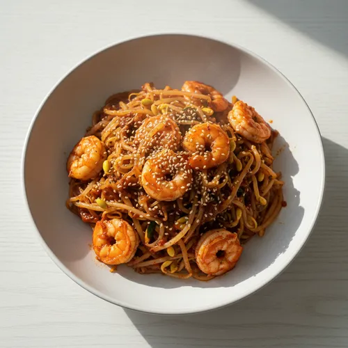電子レンジで超簡単！エビともやしの蒸し物