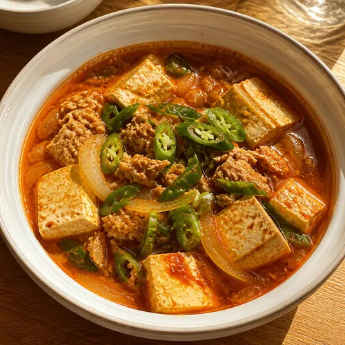 豆腐ツナチゲ