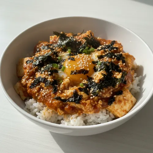 순두부덮밥