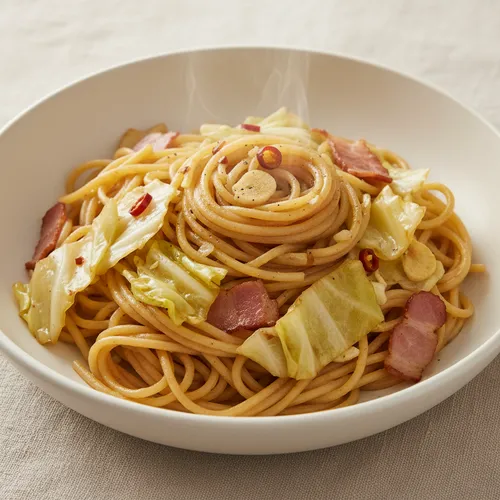 キャベツパスタ